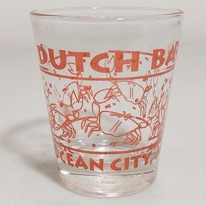 Vintage (Dutch Bar) SHOT GLASS Ocean City Maryland #S045